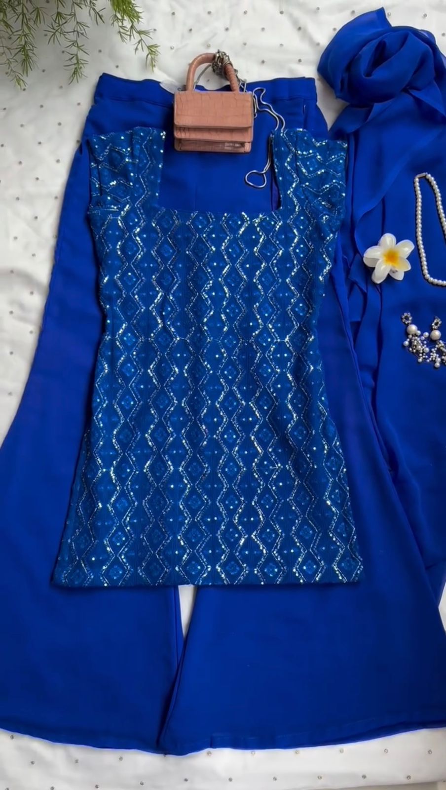 Bollywood Inspired 90s Style Iconic Palazzo Suit