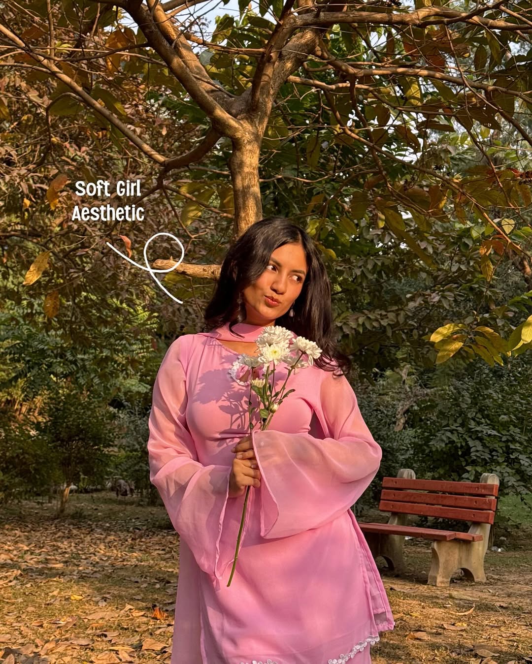 90’s Style Pink Georgette Palazzo Sharara suit For Women