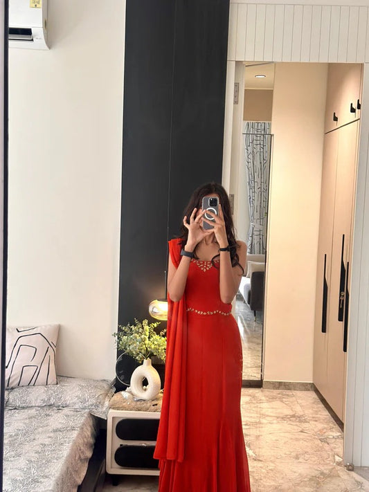 Iconic 90's Mermaid Cut Ready-to-Wear Lehenga Set