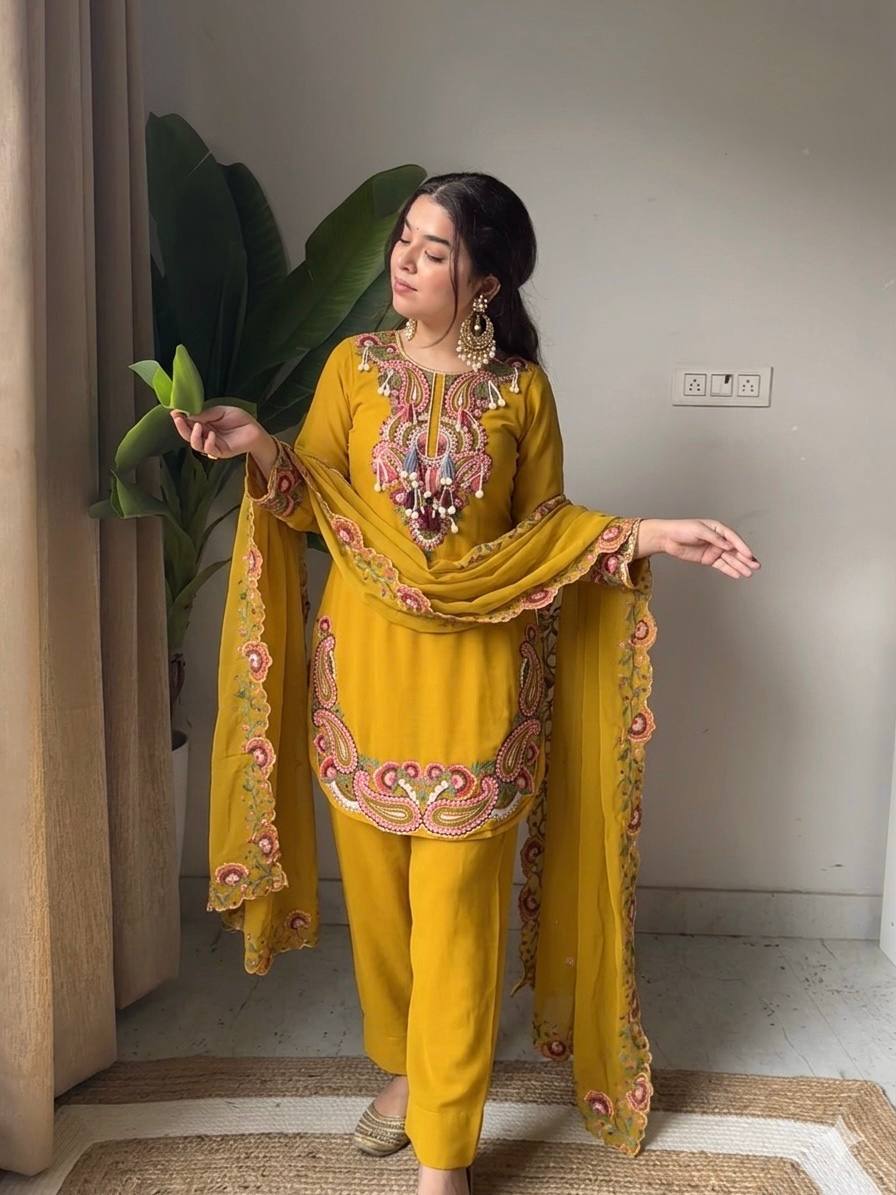 Rakhi Special Designer Farshi Suit Set with Dupatta Set For Women