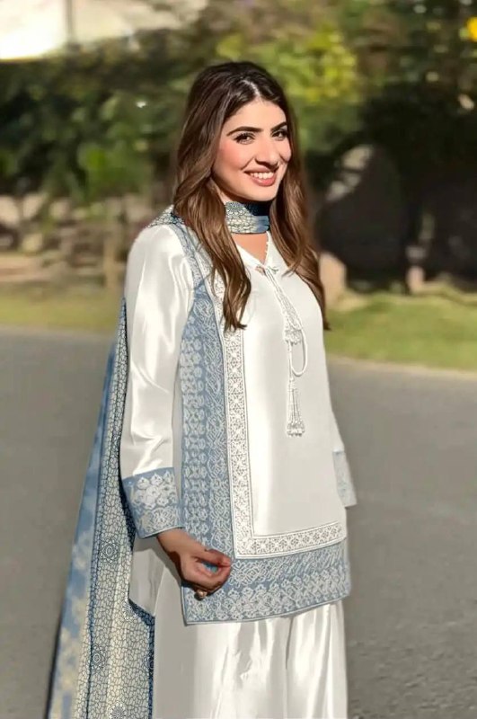 Elegant Party Wear 3 Piece Kurta Palazzo Set for Women
