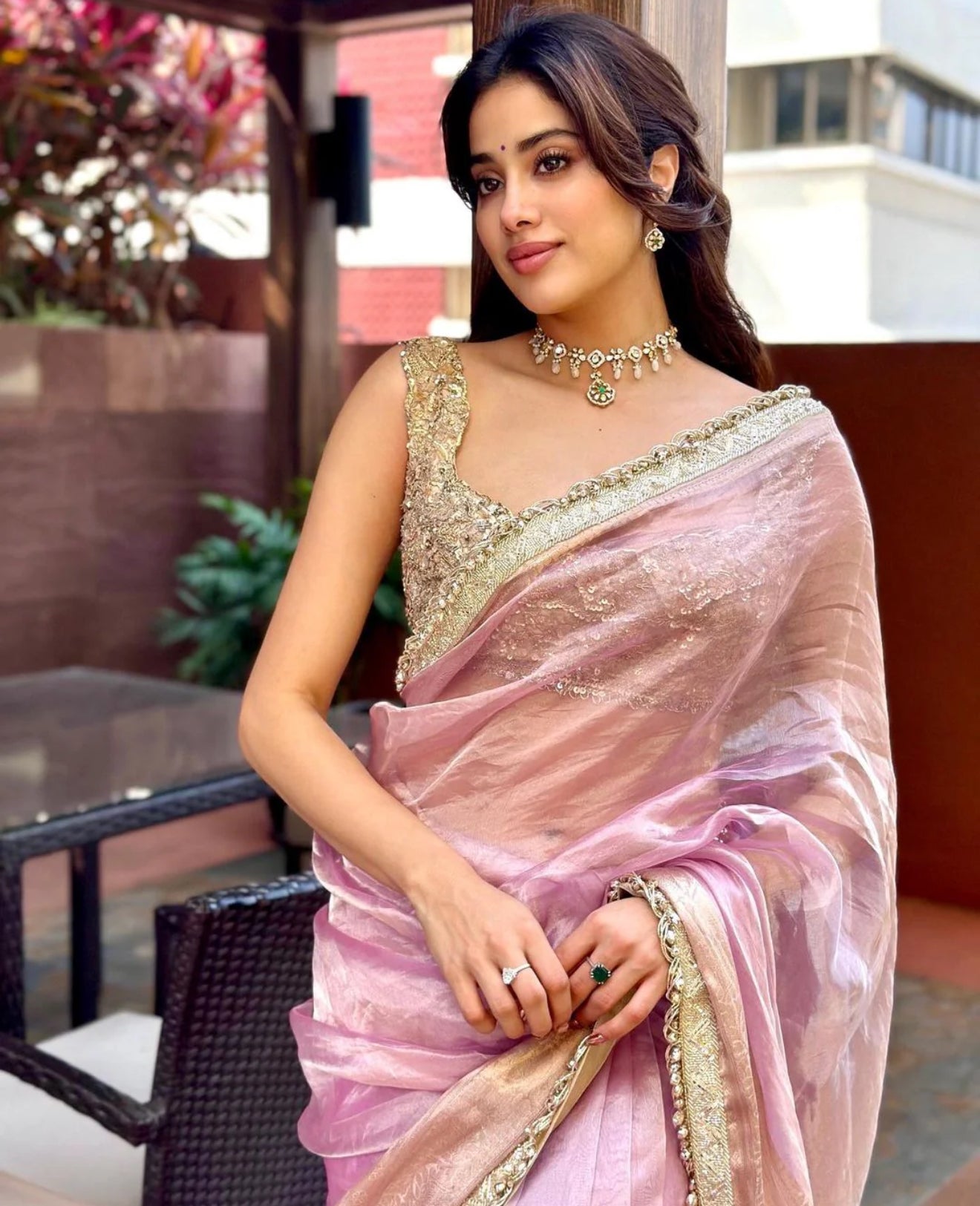 Bollywood Inspired Pink Wedding Wear Designer Saree Set For Women | Party Wear Saree For Women