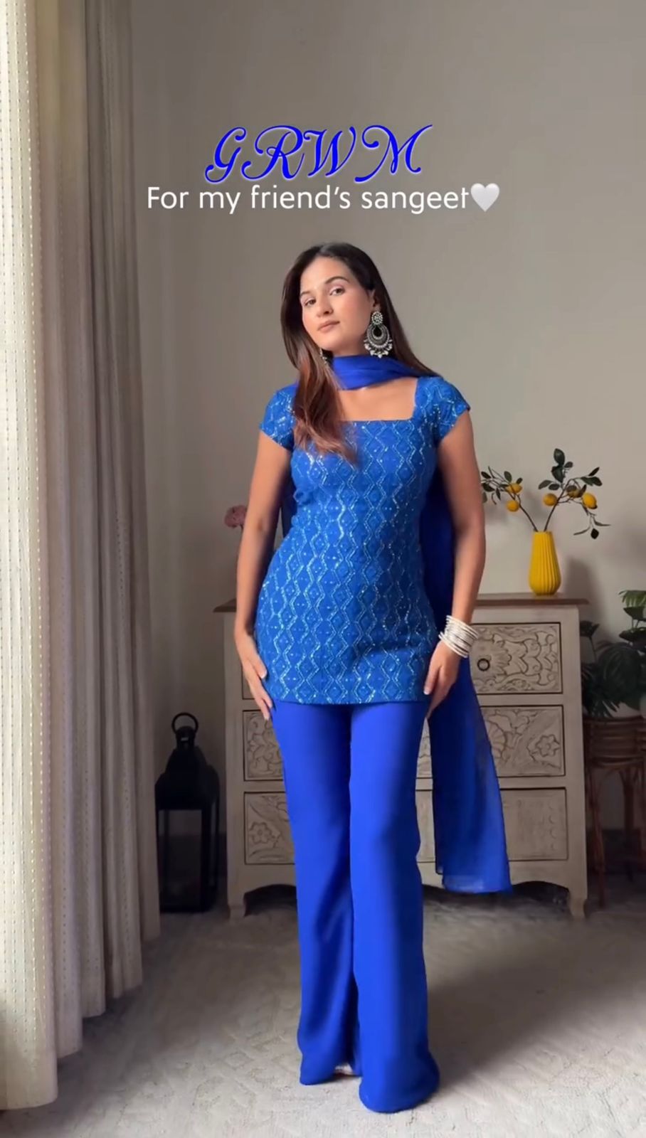 Bollywood Inspired 90s Style Iconic Palazzo Suit