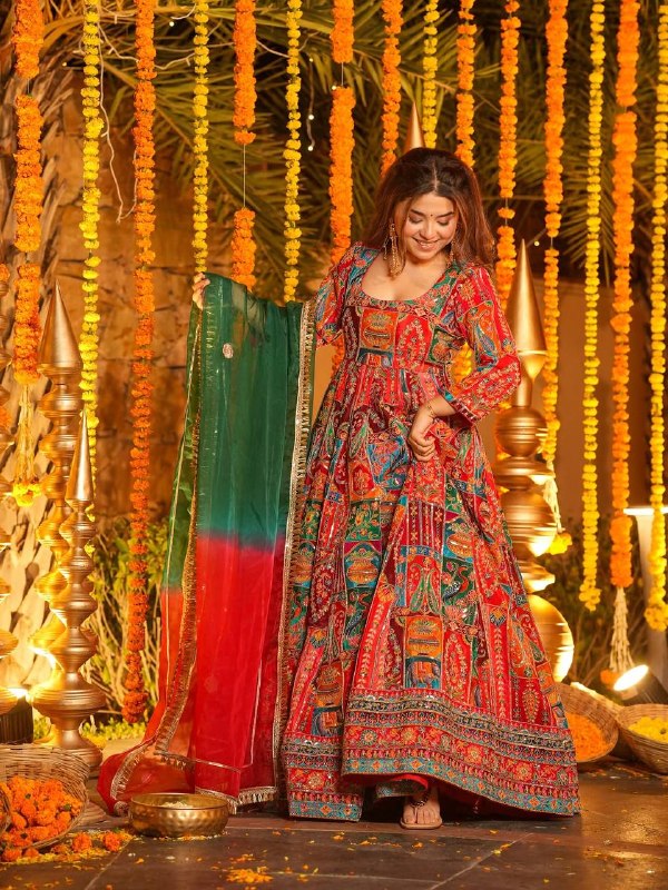 Wedding Party Wear Embroidered Maxi Suit Set | Prefect For Party Wear Gown